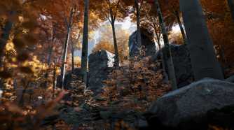 Walking up a mountain in Prologue: Go Wayback
