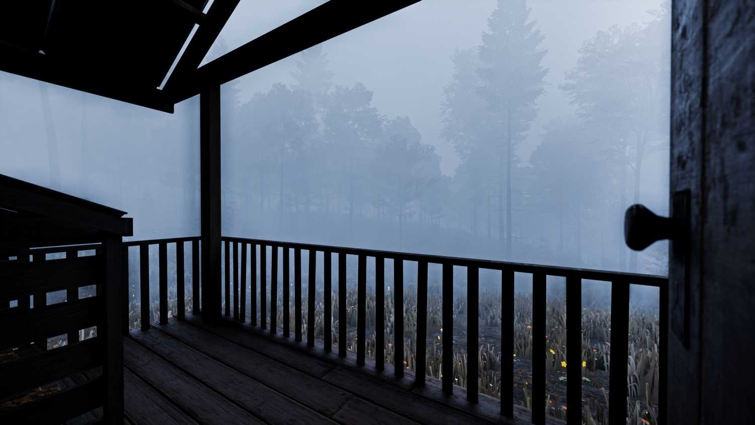 Exiting a cabin at night in Prologue: Go Wayback