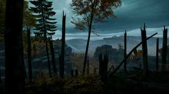Walking through a dark forest in Prologue: Go Wayback!