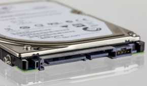 Close-up of a Seagate SSHD