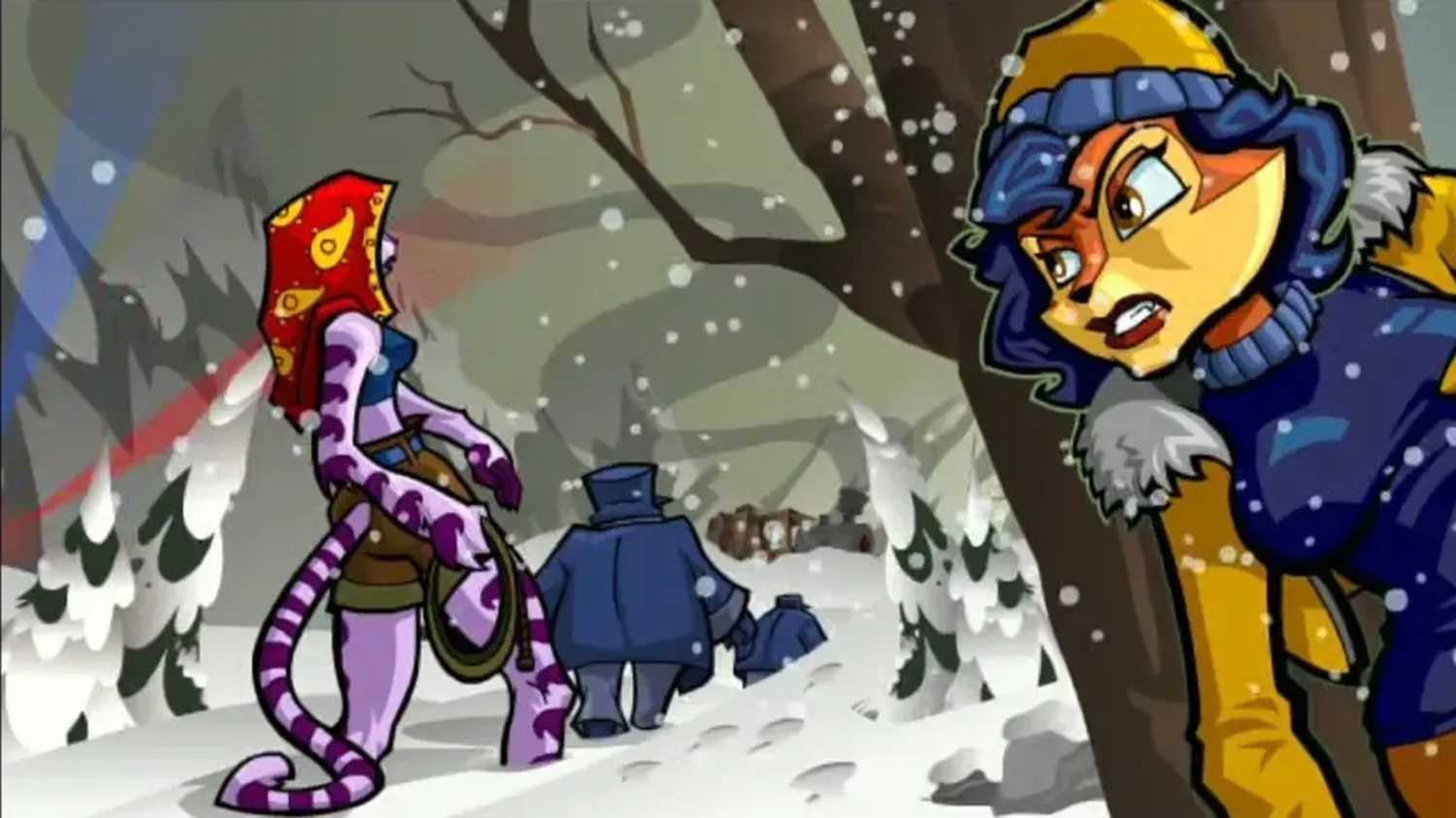 A screenshot of a cutscene from Sly 2: Band of Thieves