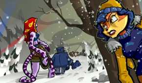 A screenshot of a cutscene from Sly 2: Band of Thieves
