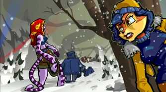 A screenshot of a cutscene from Sly 2: Band of Thieves