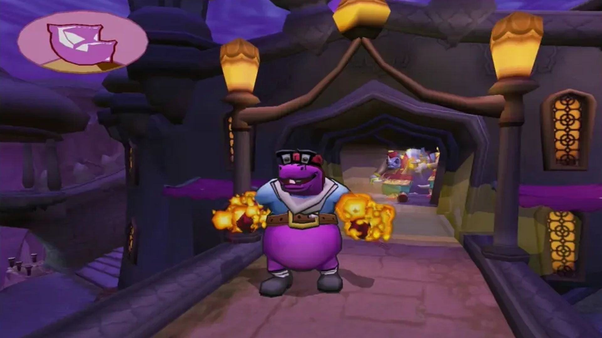 A screenshot of gameplay from Sly 2: Band of Theives