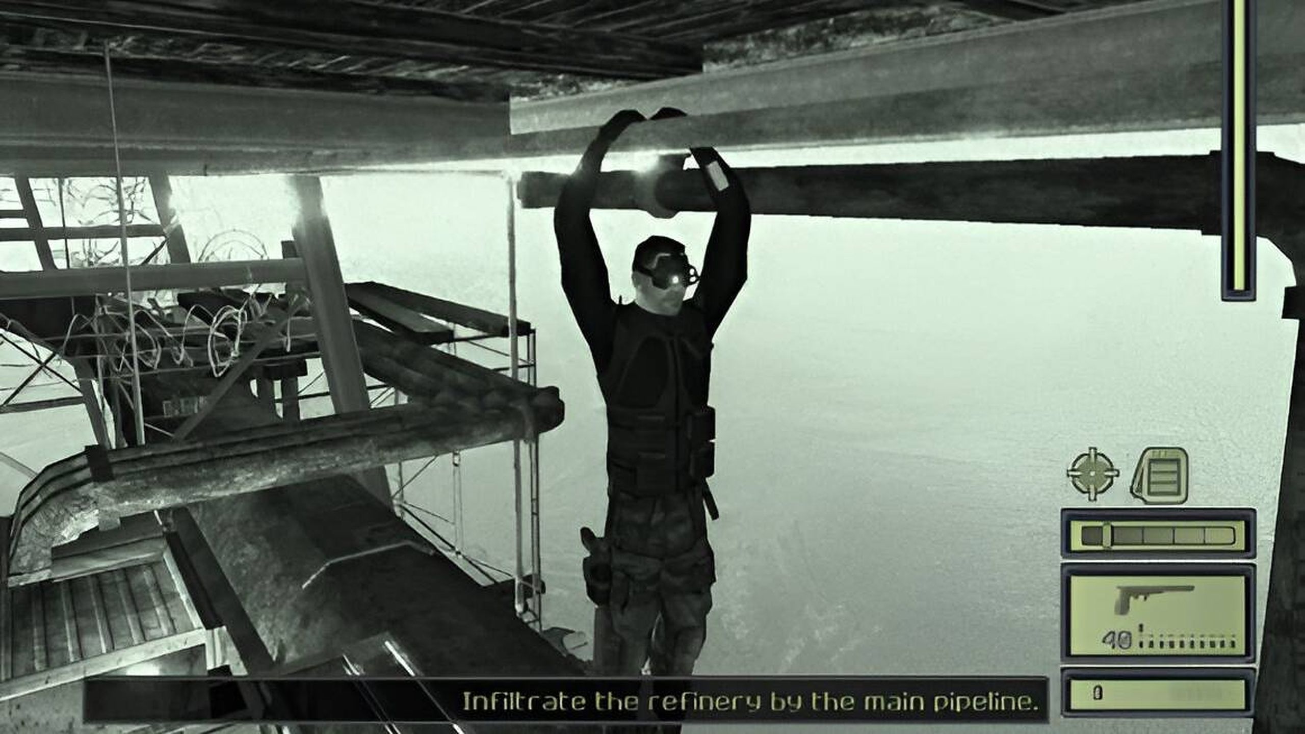 Sam Fisher in Tom Clancy's Splinter Cell.