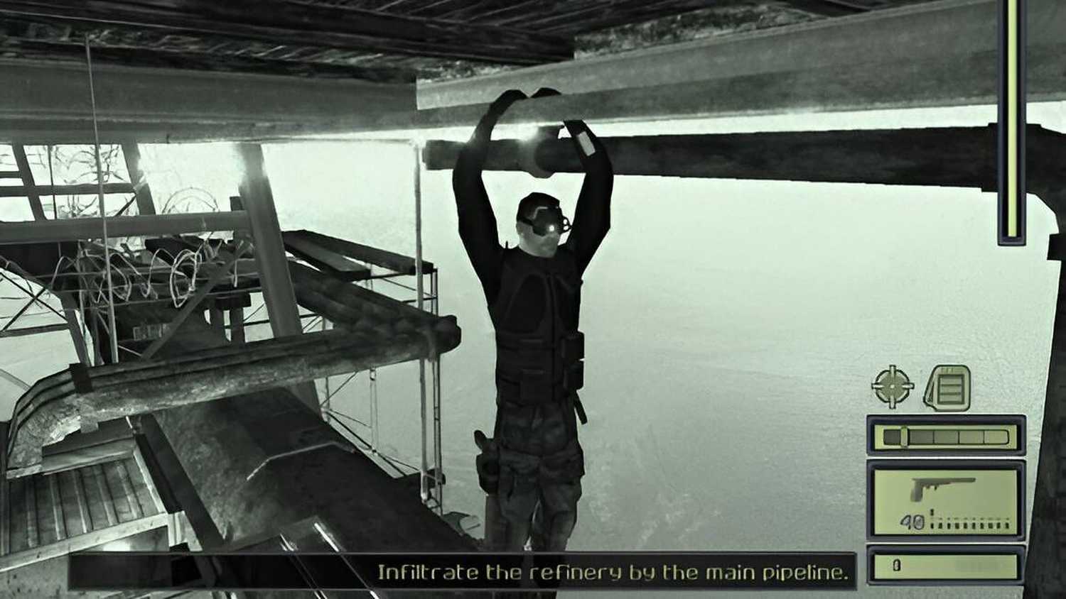 Sam Fisher in Tom Clancy's Splinter Cell.