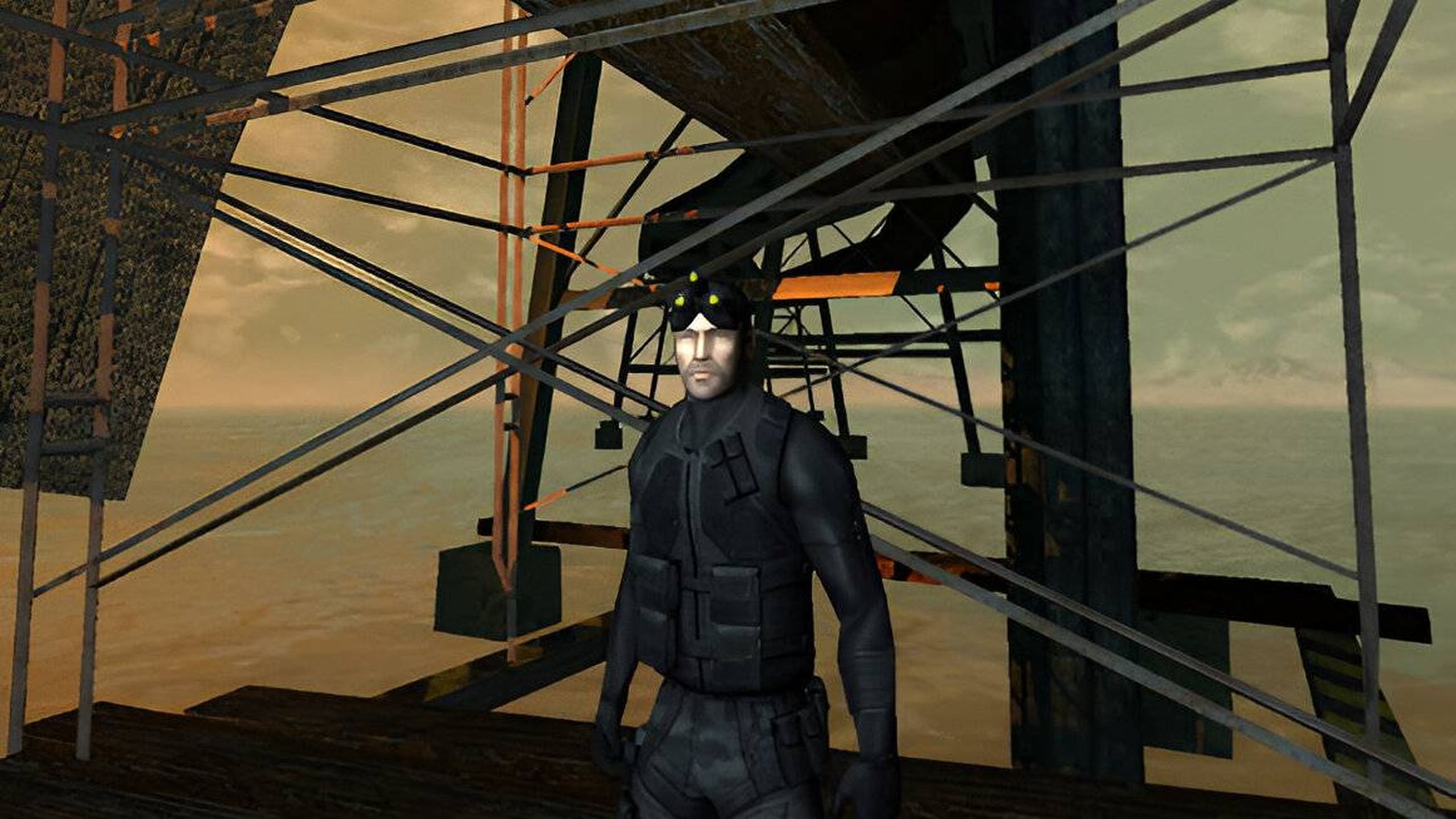 Sam Fisher in Tom Clancy's Splinter Cell.