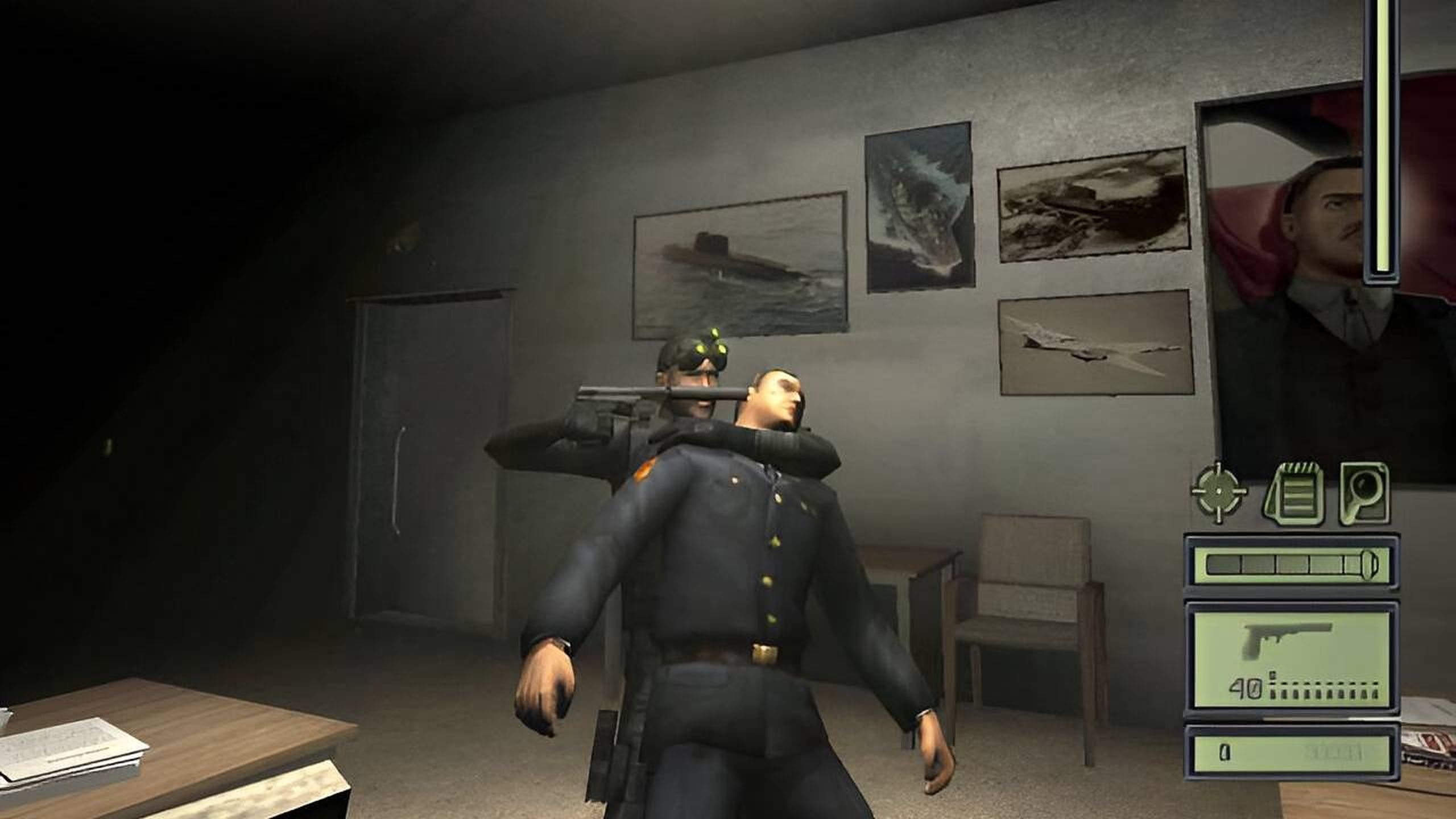 Sam Fisher in Tom Clancy's Splinter Cell.