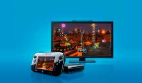 The Wii U console playing Nintendo Land