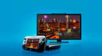 The Wii U console playing Nintendo Land