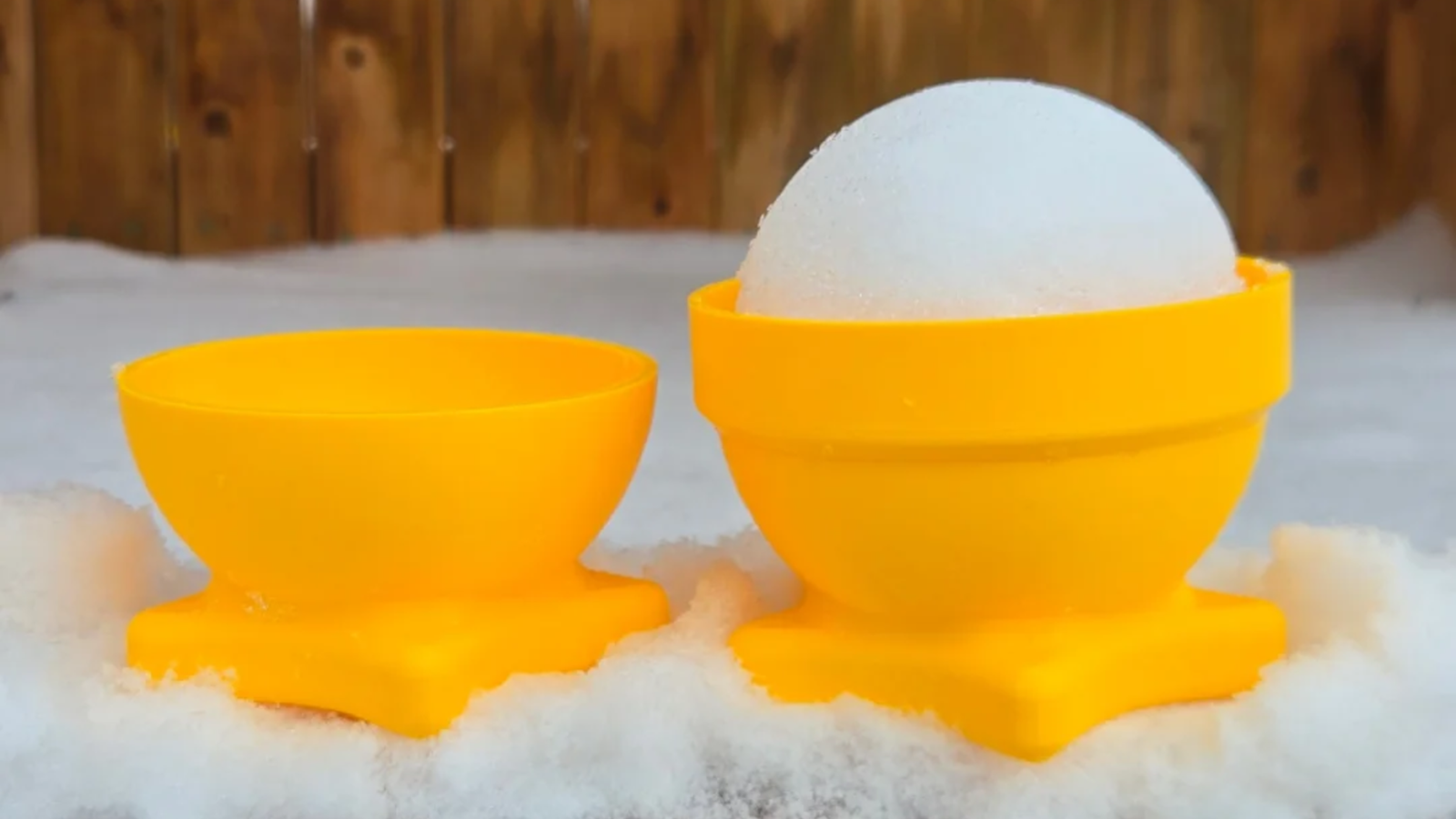 You, too, can 3D print your own snowball (and snow brick) maker for extra winter fun