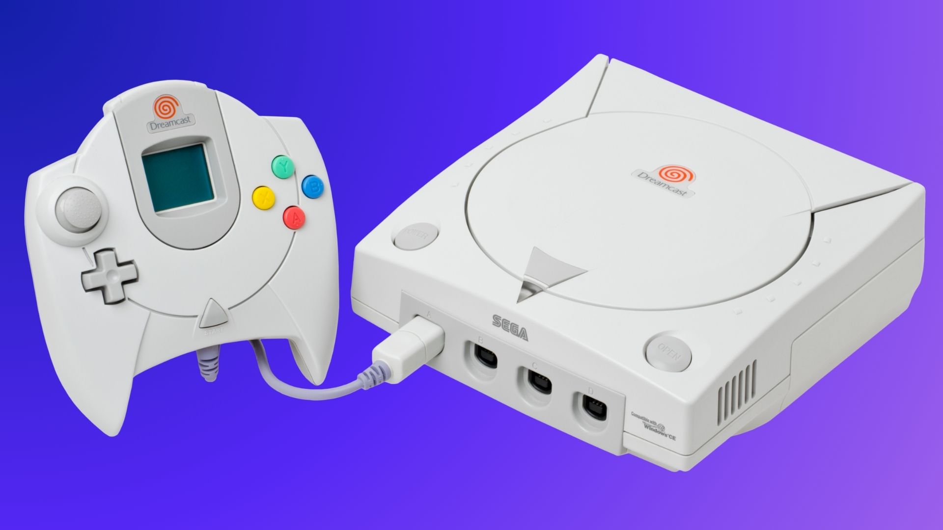 A render of Sega's Dreamcast
