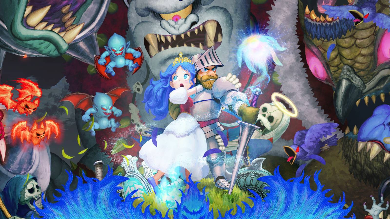 Key art for Ghosts 'n Goblins Resurrection 