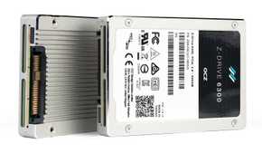 A 2.5-inch U.2 enterprise SSD on a white background