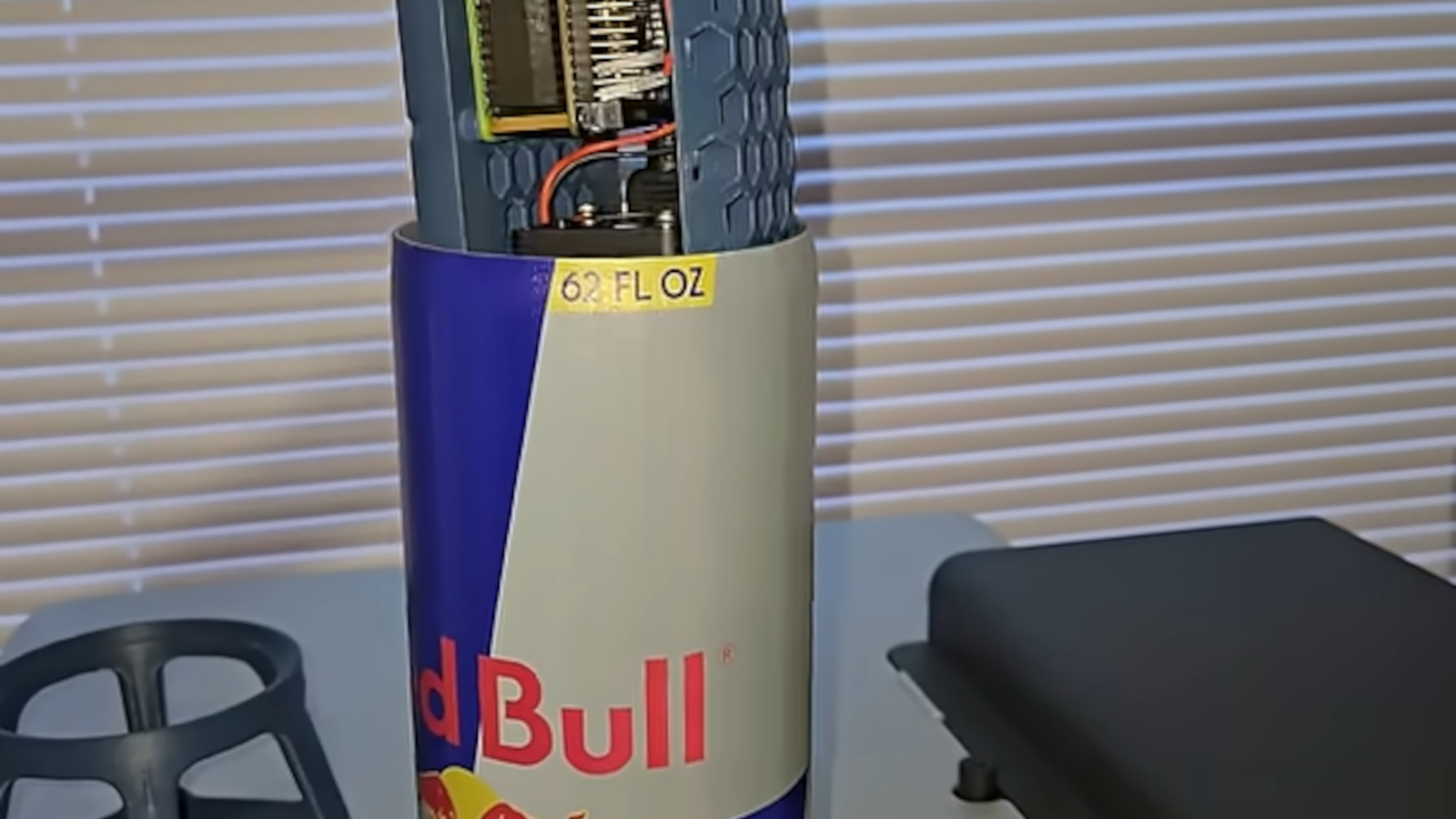 Someone 3D printed an oversized Red Bull PC case for Raspberry Pi, and ...