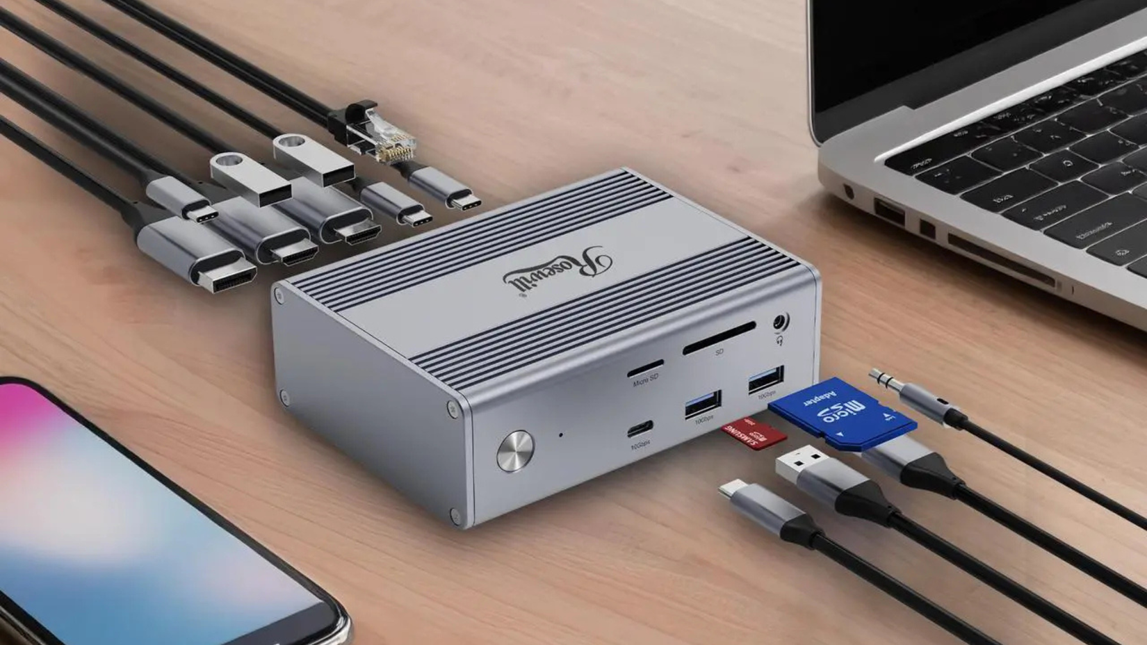 This beefy 14-in-1 USB-C docking station is just what your desk needs