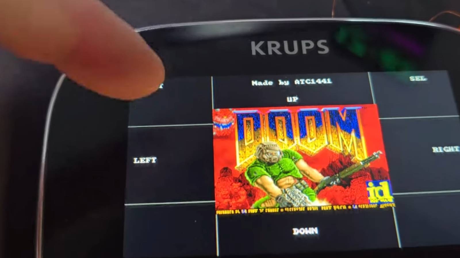 Someone got Doom running on a touchscreen pot for those extra-long cooking times