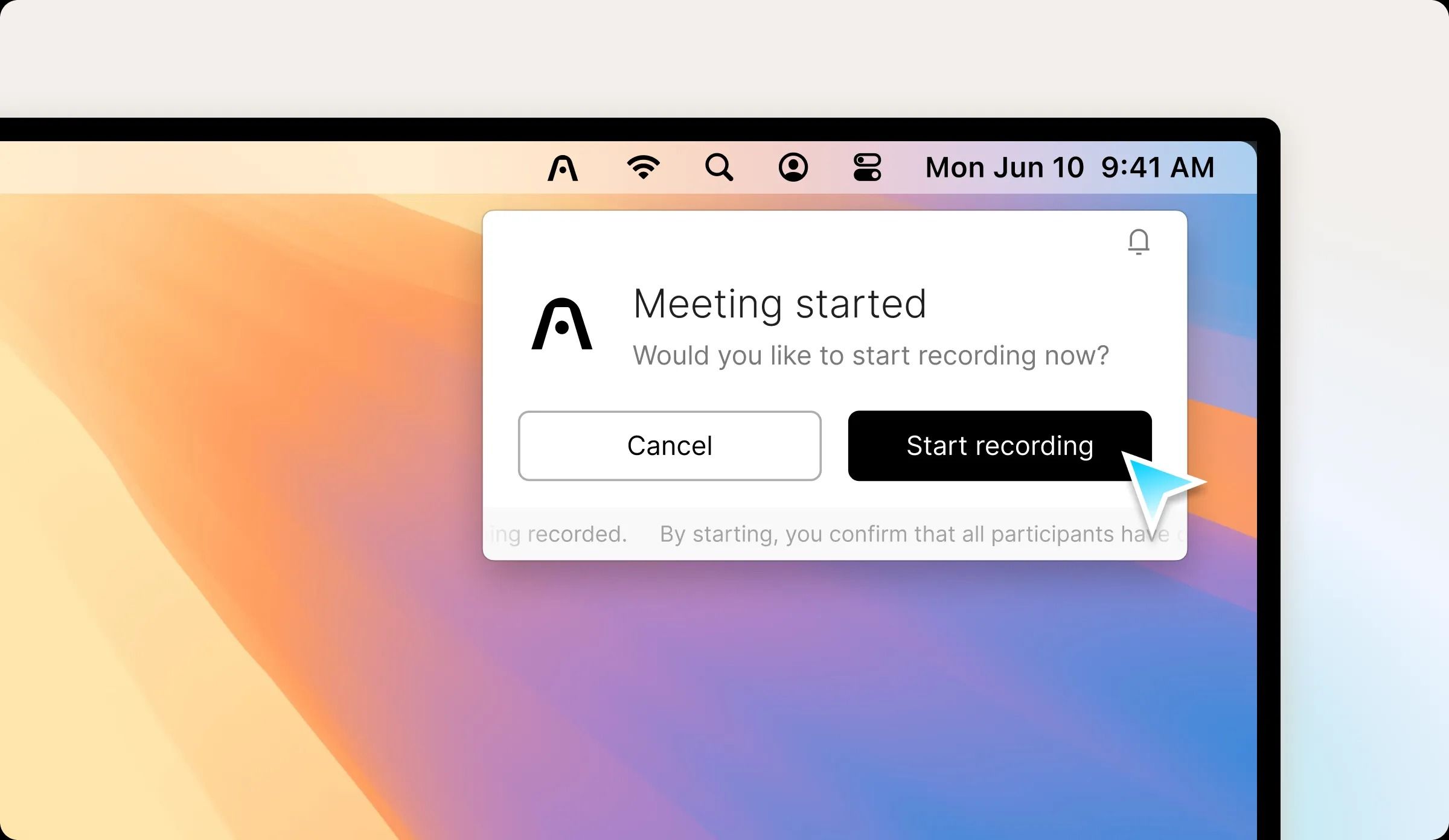 Smart meeting detection screenshot