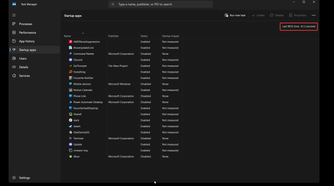 A screenshot of a task manager showing the BIOS time