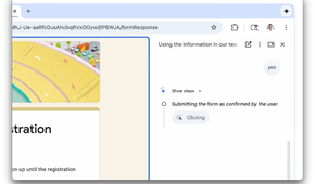 Gemini submitting a form once confimed by user-1