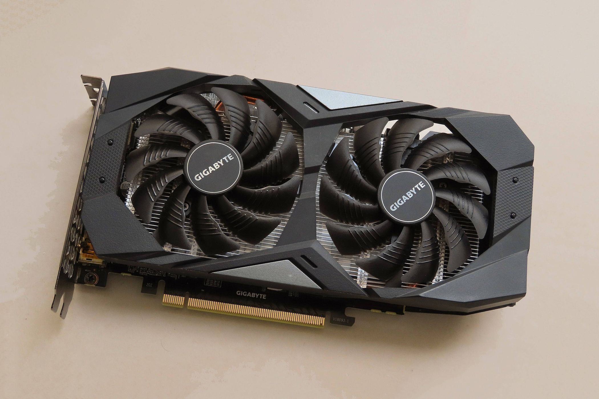 An Nvidia GTX 1660 Ti.