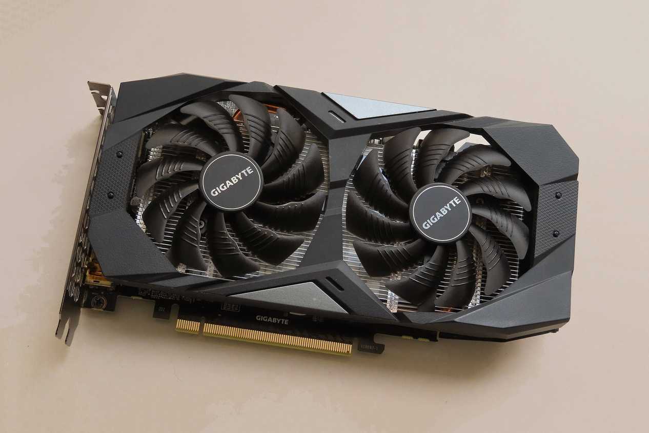 An Nvidia GTX 1660 Ti.