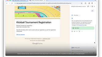 Google Form submitted screen displayed-1