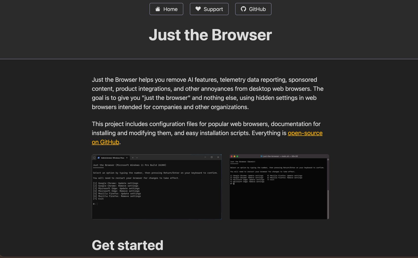 This open-source script turns Chrome, Edge, and Firefox into the bloat ...