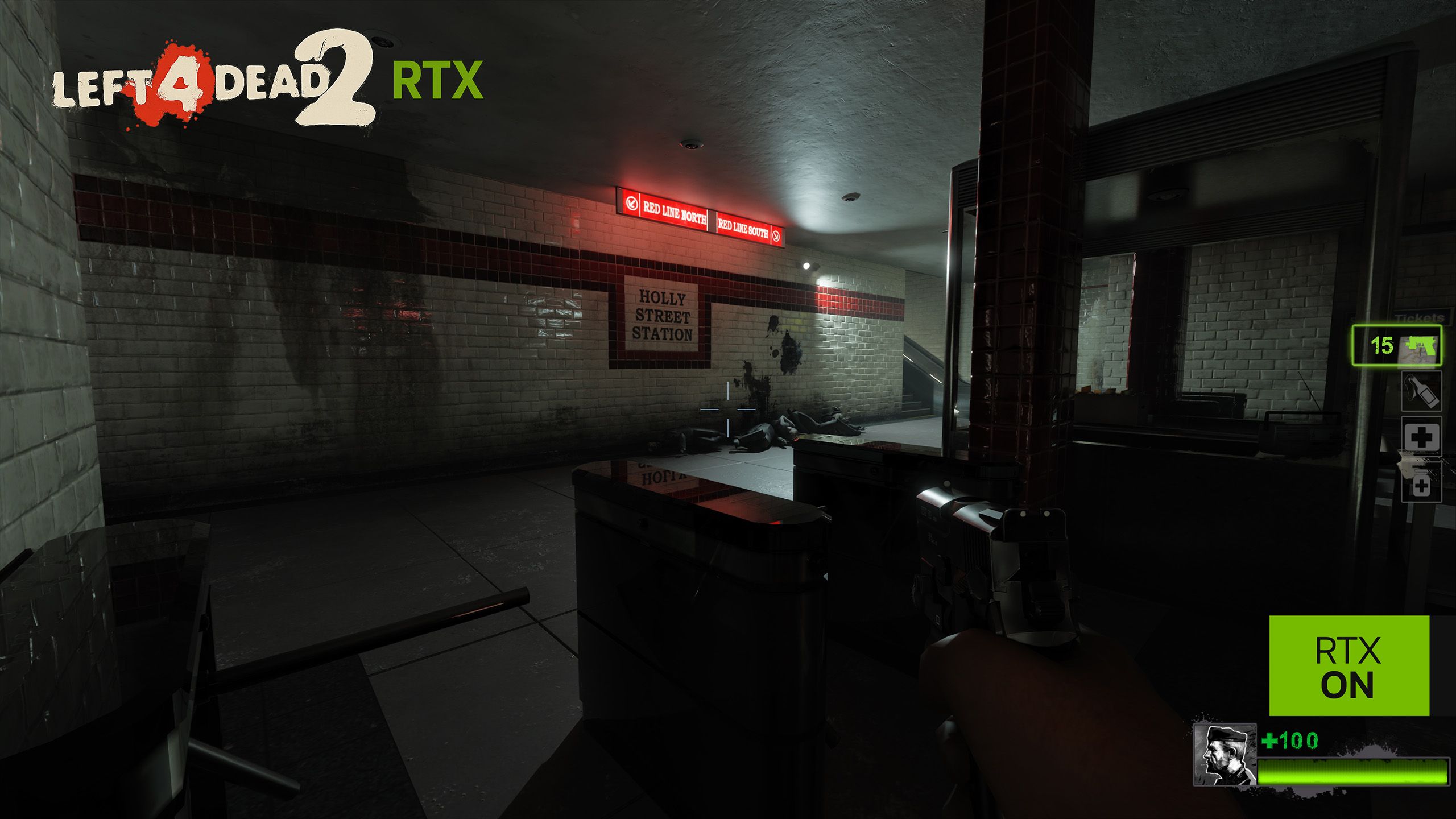 Left 4 Dead 2 running with RTX Remix