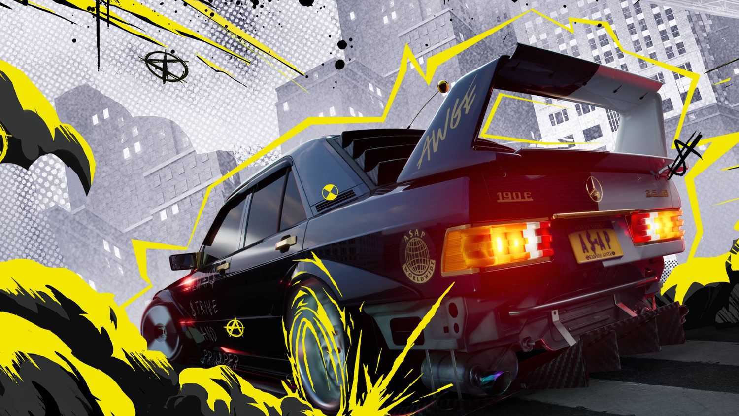 Mercedes-Benz 190E for NFS Unbound.