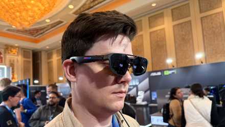 Patrick wears the ROG XREAL R1