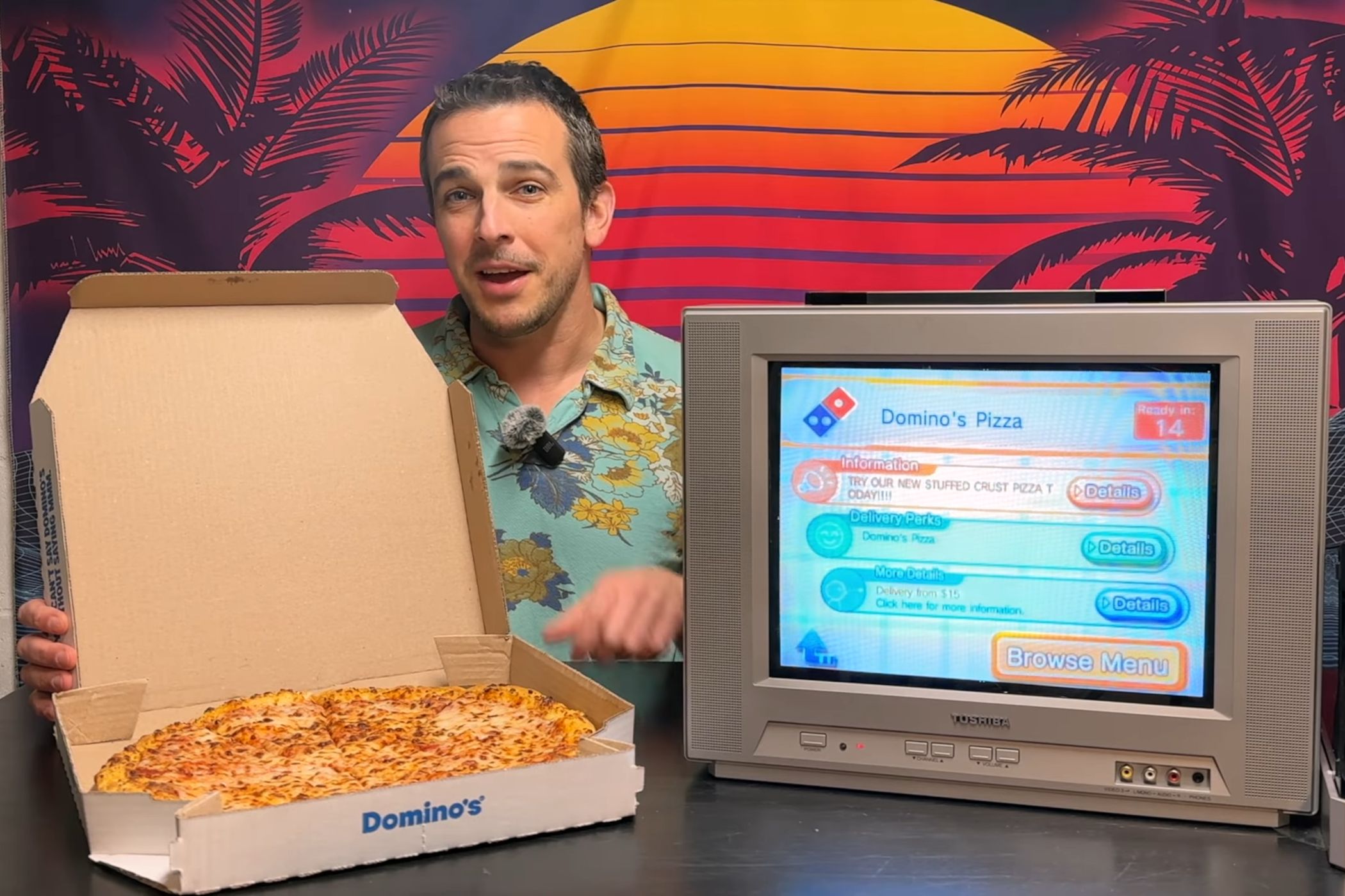 Someone ordered a pizza from their Wii's homebrew food channel