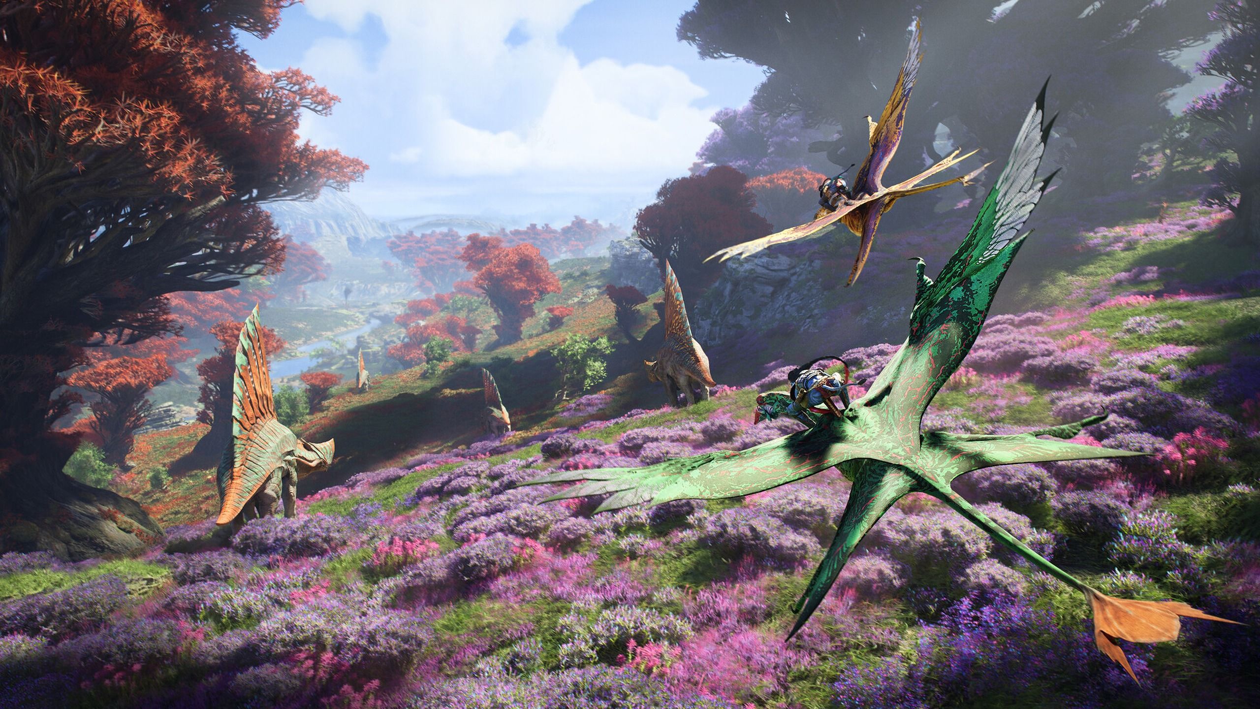 A screenshot from Avatar: Frontiers of Pandora.