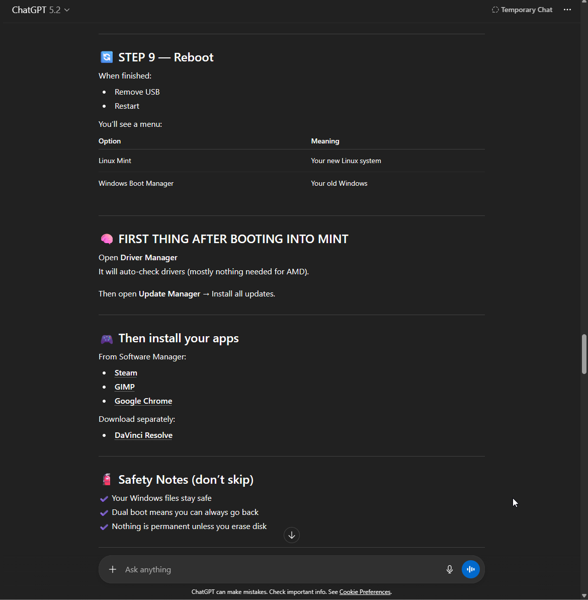 I let AI guide my entire journey through switching from Windows to ...