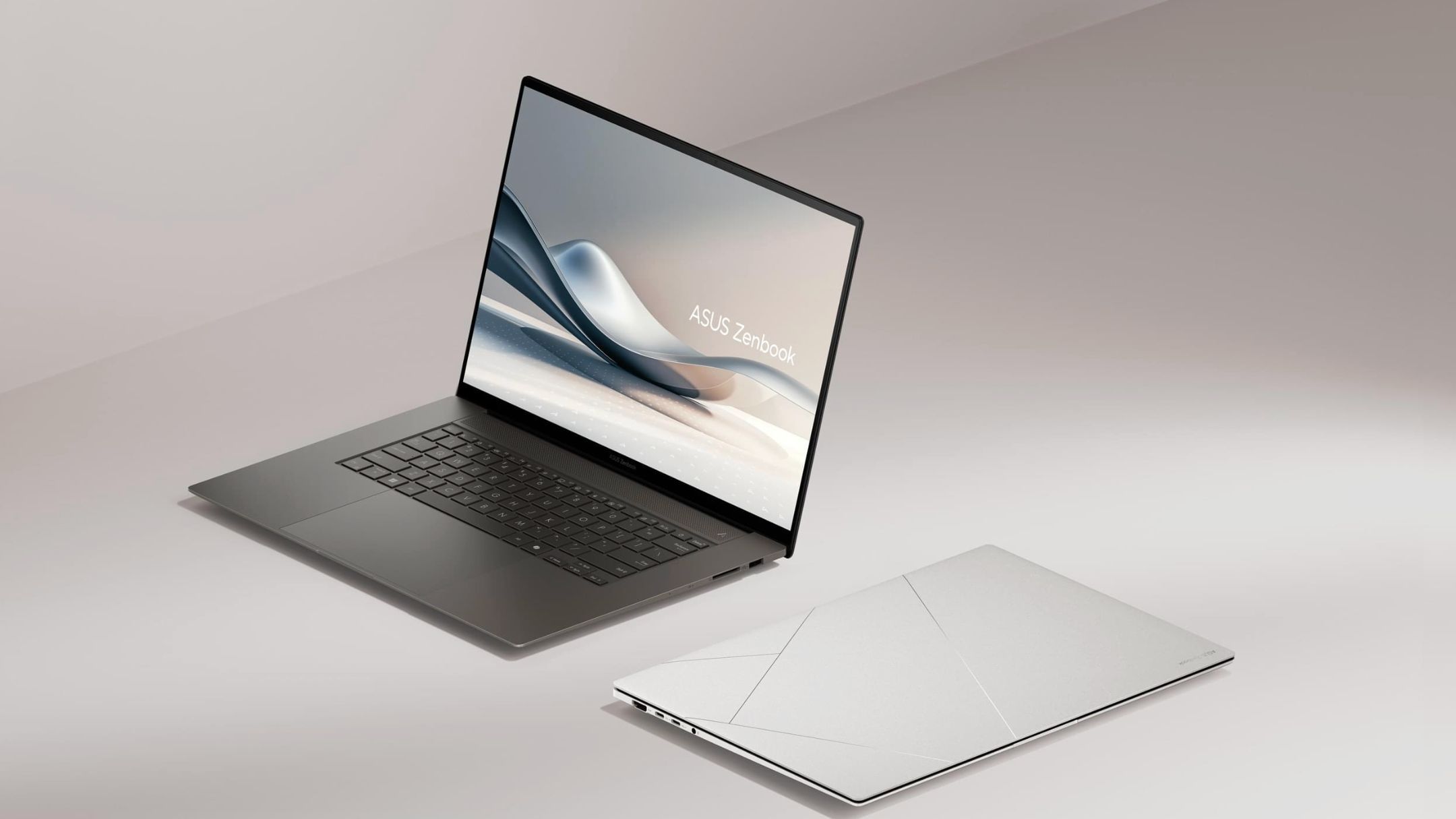 ASUS Zenbook S on background