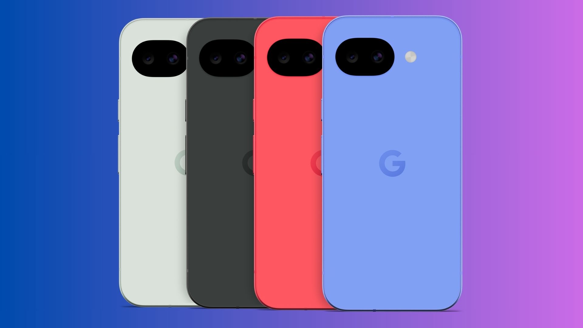 All of the Pixel 10a's colors 