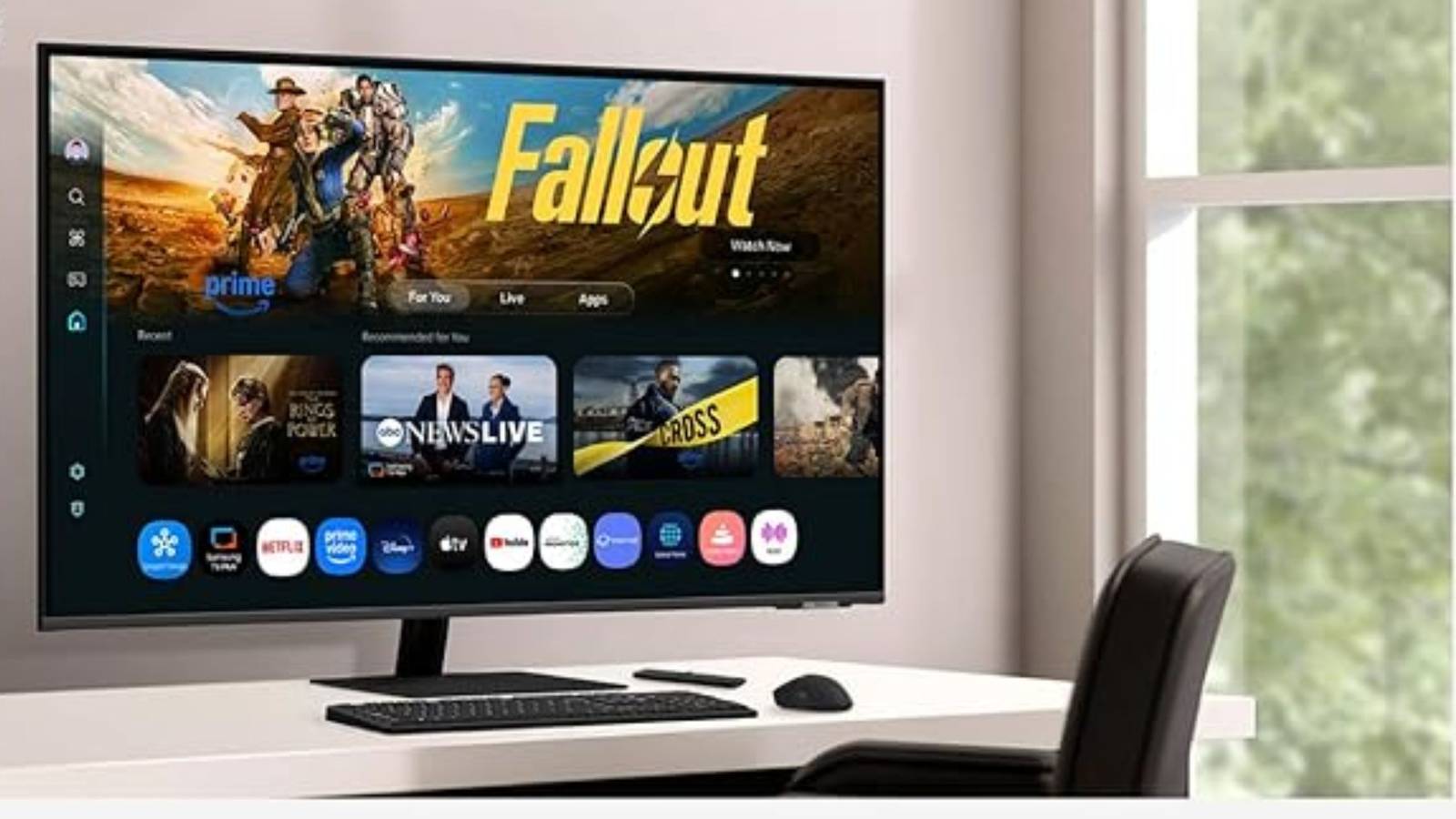 This 43-inch Samsung monitor pulls double duty as a smart TV and is now ...