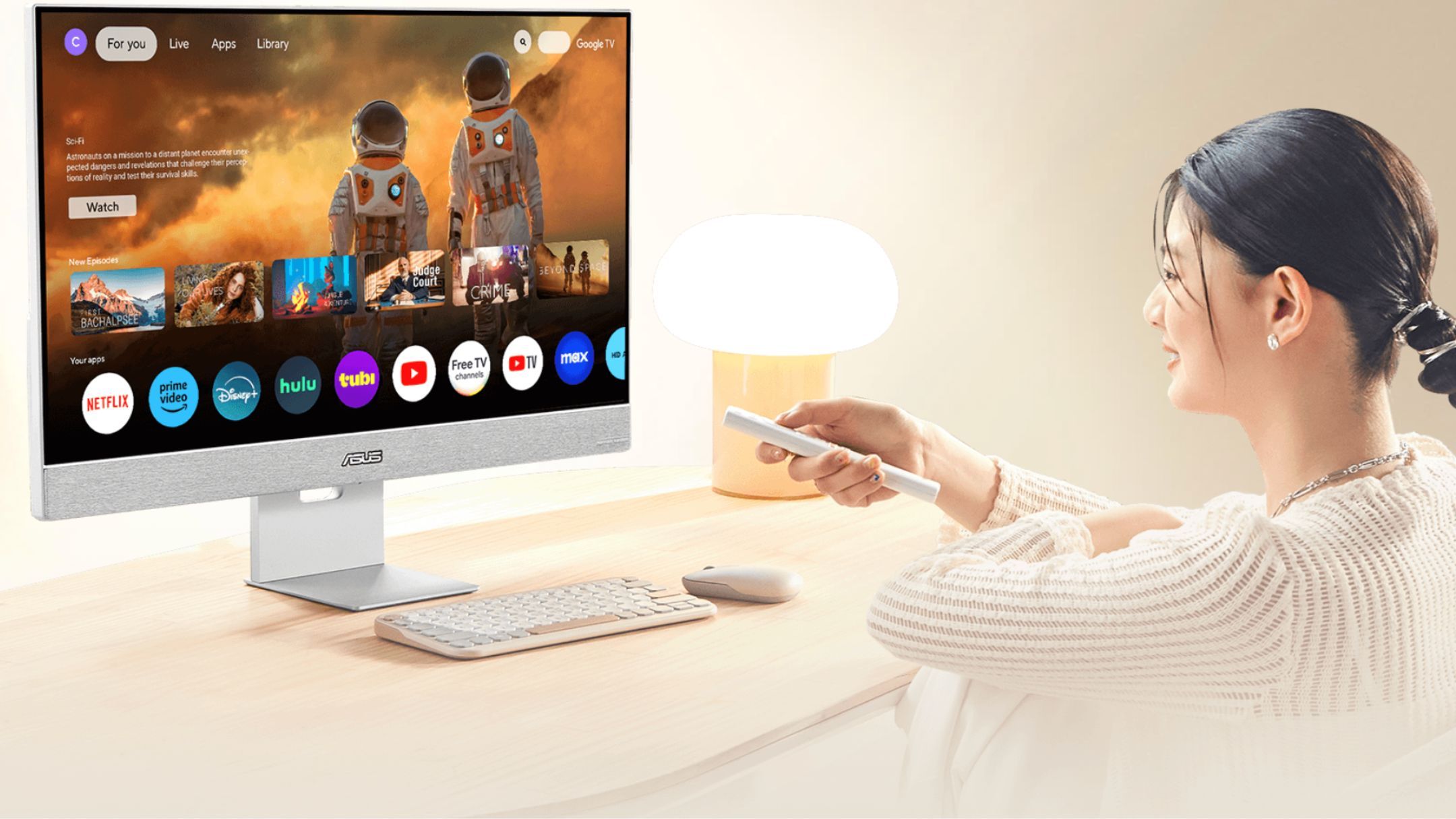 This 32-inch monitor is powered by Google TV and is now down to