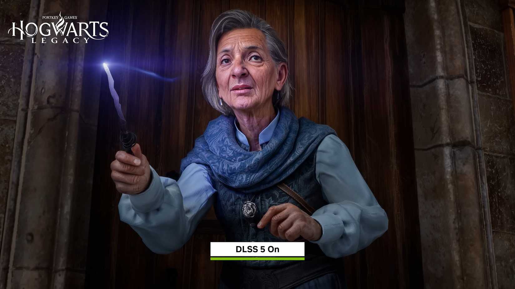 Hogwarts Legacy sous DLSS 5