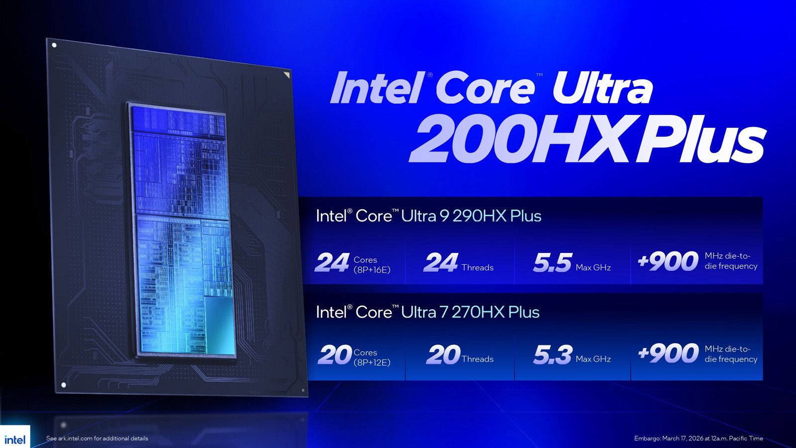 Intel's refreshed high-end Core Ultra 9 290HX and Core Ultra 7