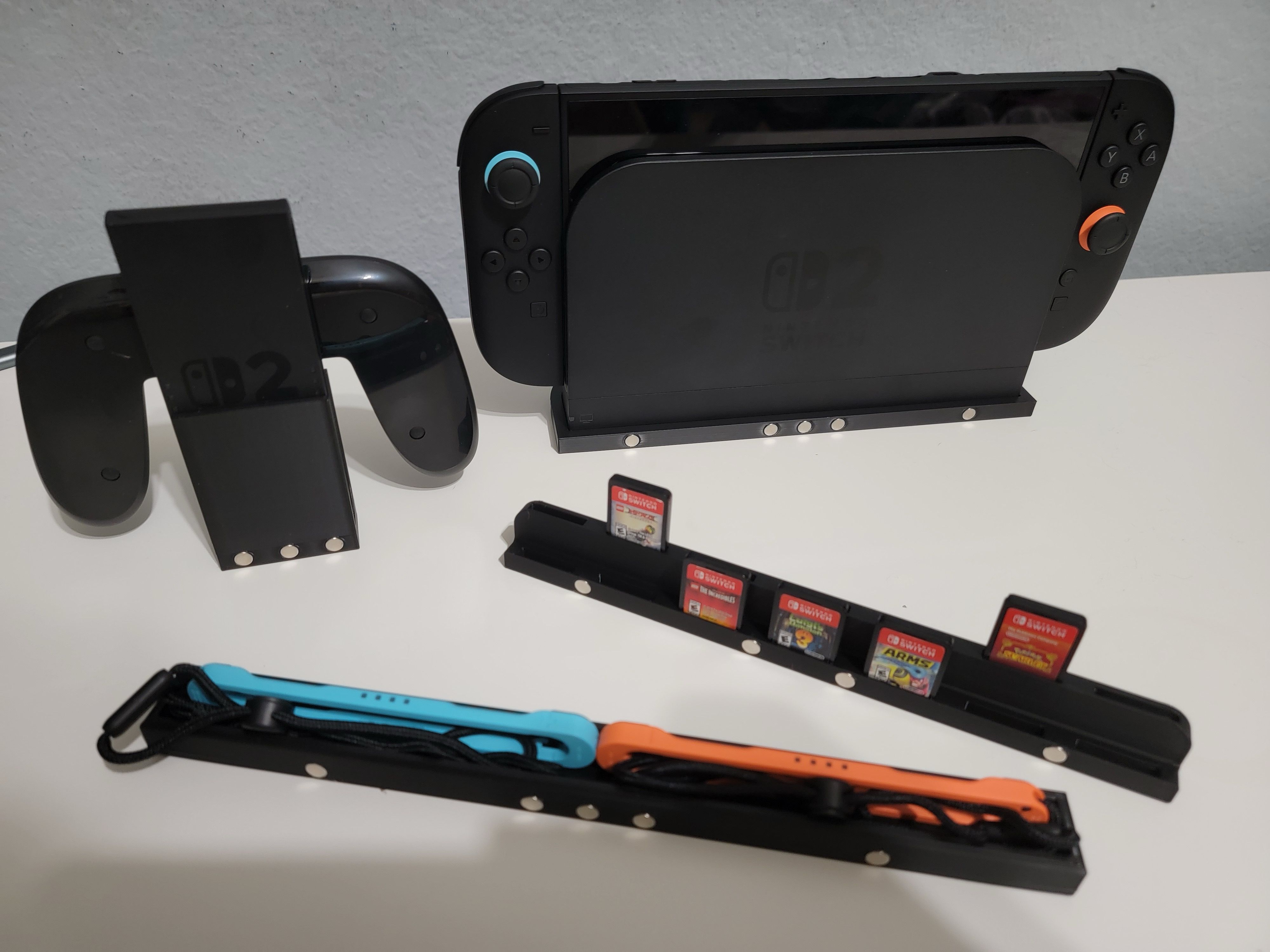 5 3D prints that I use with my Nintendo Switch 2