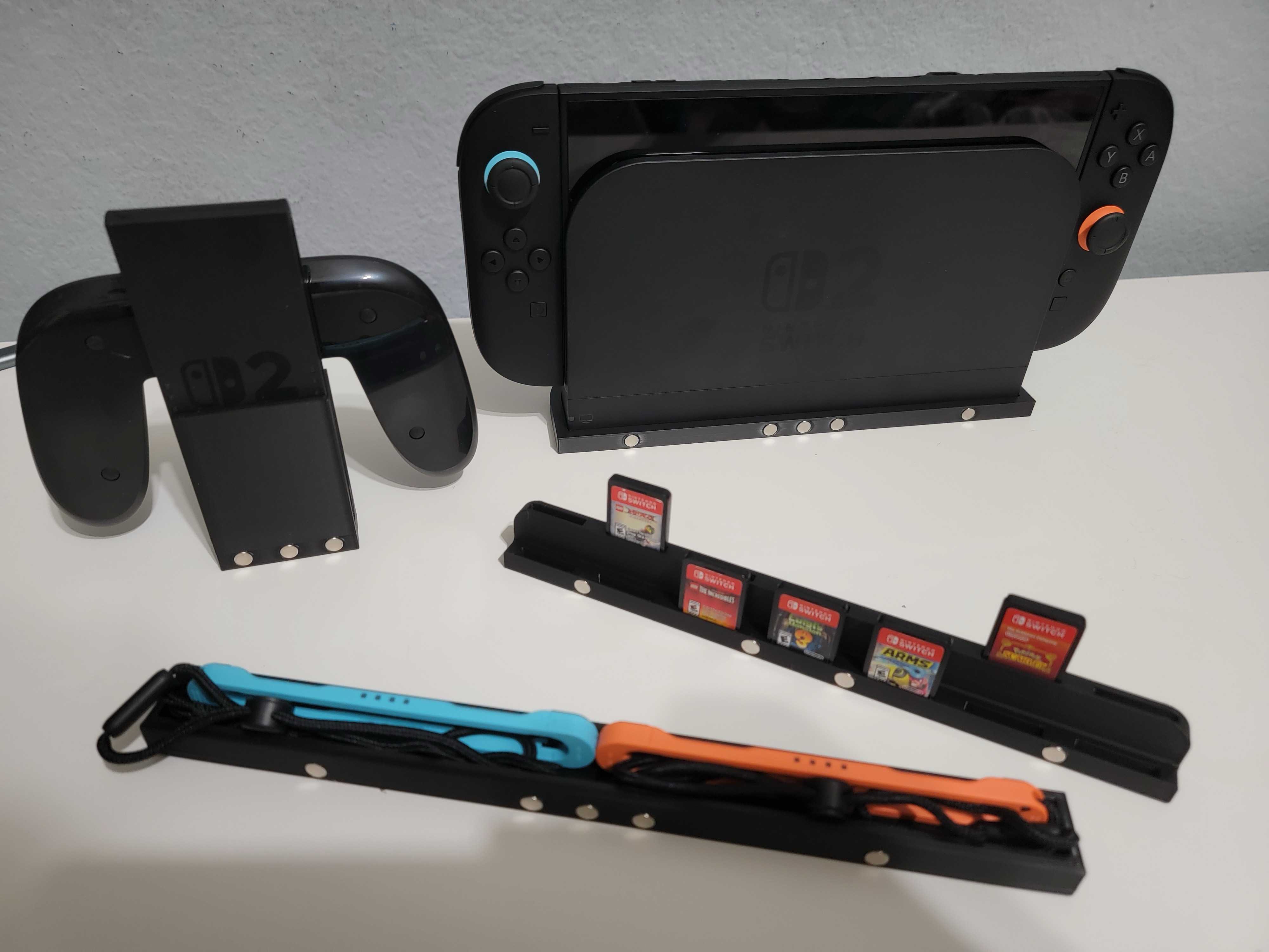 Switch Prints 5 3D prints that I use with my Nintendo Switch 2