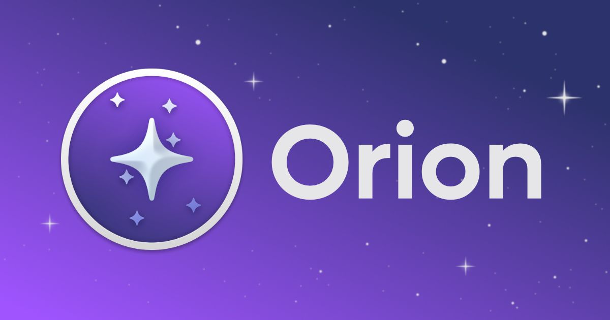 Orion's logo 