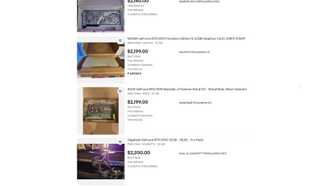 Screenshot of RTX 5090 listings on eBay