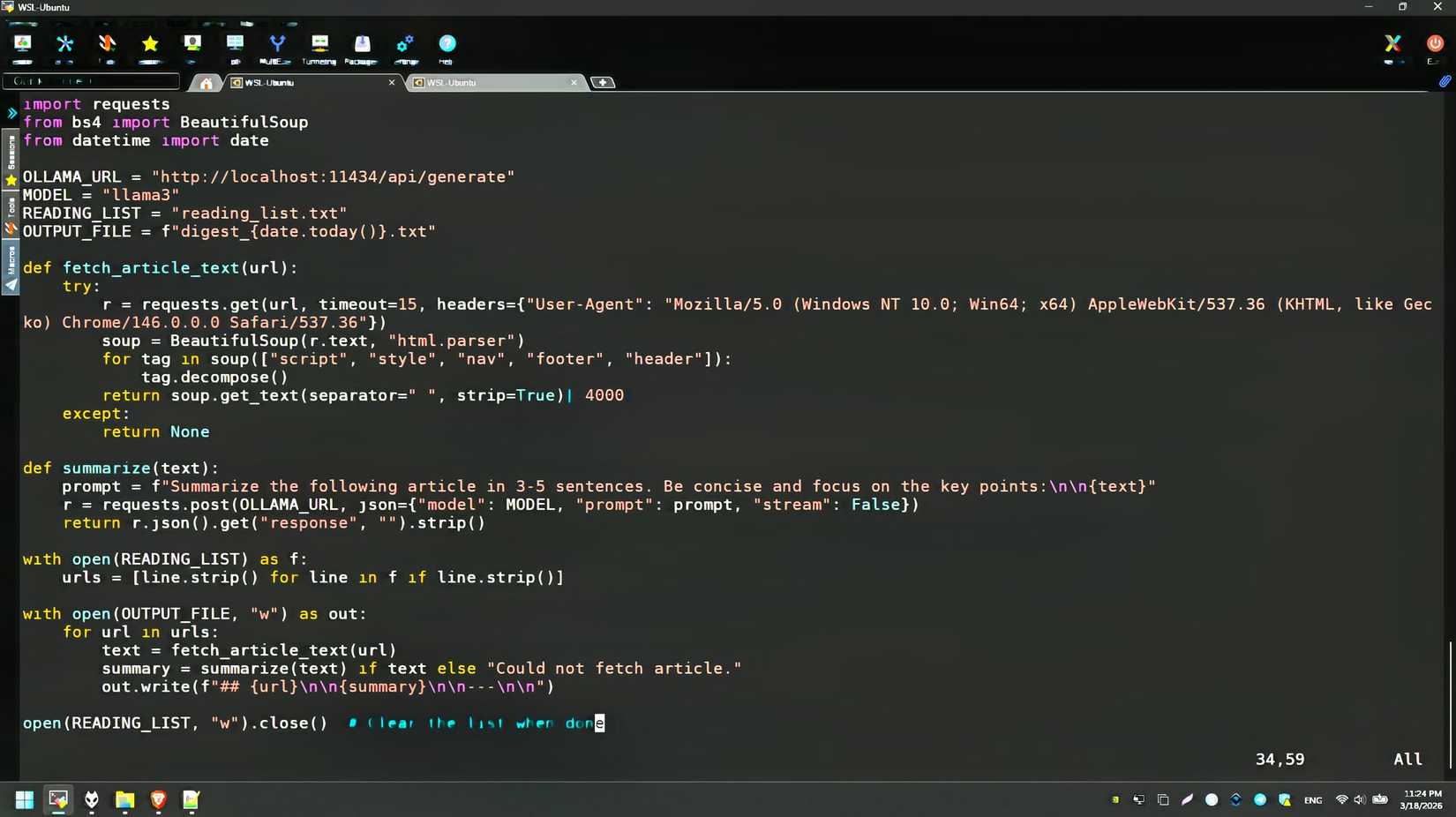 I automated my entire read-it-later workflow with a local LLM so every ...