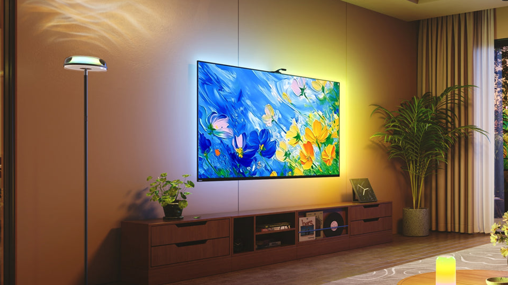 Your TV's contrast problem isn't the panel, it's the wall behind it