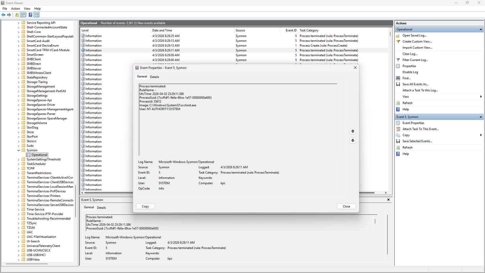 Microsoft встроила Sysmon в Windows 11