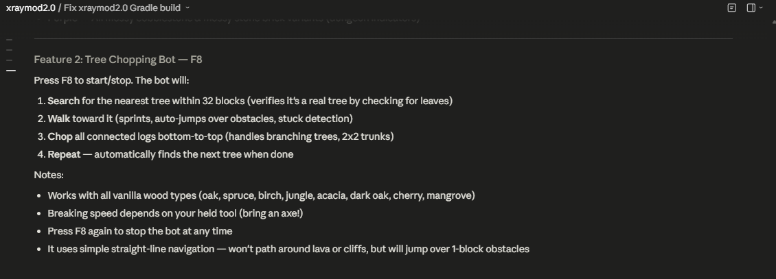 I asked a local AI to build me a cheat for a popular sandbox game, and ...