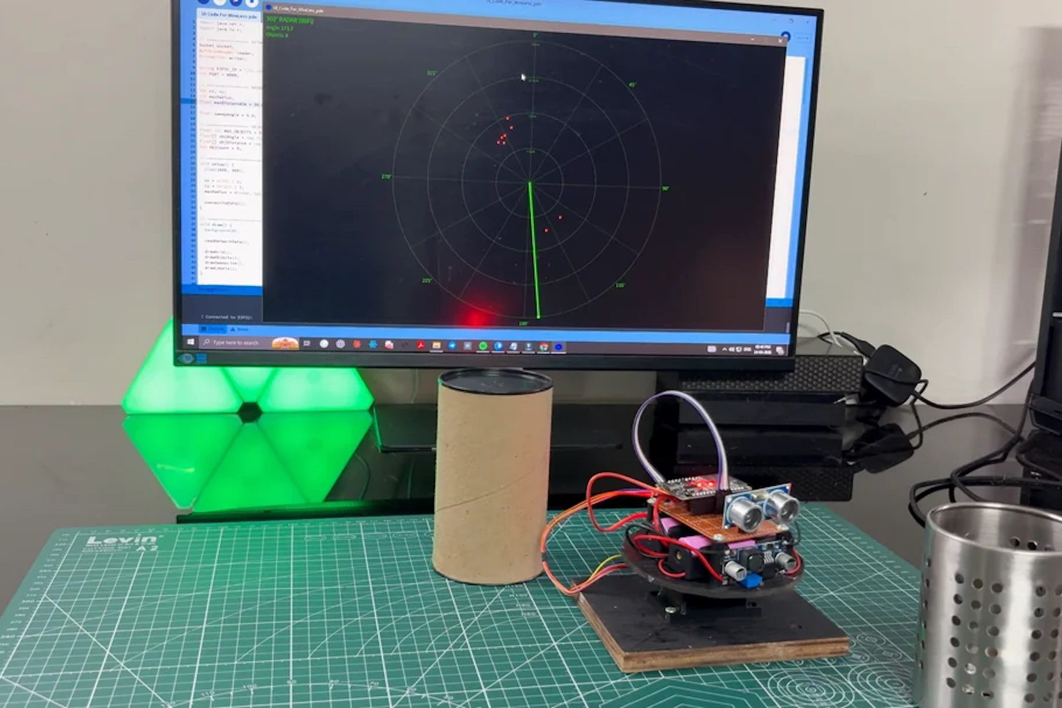 ESP32 Hack Creates Full 360-Degree Sonar; Code Surprisingly Simple