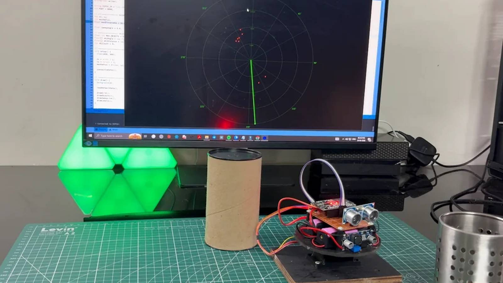 ESP32 Hack Creates Full 360-Degree Sonar; Code Surprisingly Simple